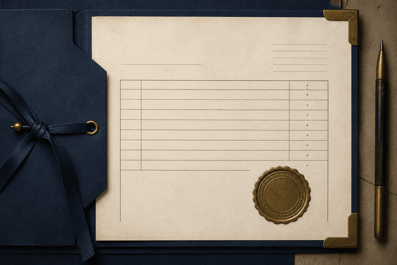 A stamped blocked evidence packet with one unresolved ledger line.